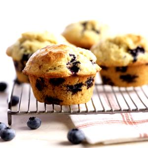 1 muffin (3 oz) Gluten Free Blueberry Muffin
