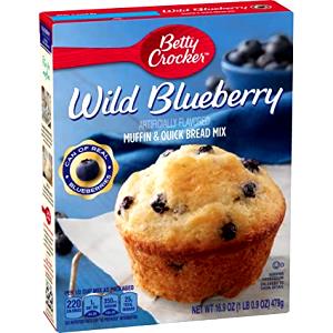 1 muffin (40 g) Wild Blueberry Muffins