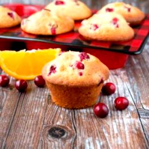 1 muffin (5.5 oz) Cranberry Orange Muffins