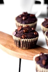 1 muffin (56 g) Veggie Muffins Zucchini Chocolate
