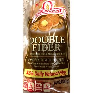 1 muffin (57 g) Double Fiber Honey Wheat English Muffins