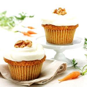 1 muffin (7 oz) Carrot Cake with Walnuts