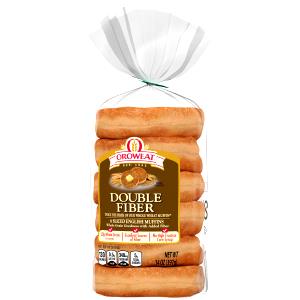 1 Muffin Bread, Double Fiber, English Muffin