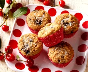 1 muffin Cherry Nut Muffin