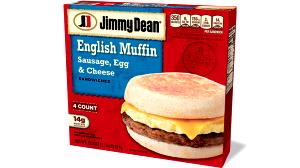 1 Muffin English Muffin with Cheese and Sausage