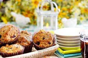 1 muffin Fruit, Flax & Fiber Whole Grain Muffins