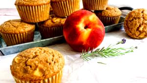 1 muffin Mammoth Peaches & Cream Muffin