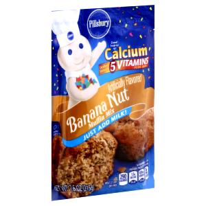 1 Muffin Muffin Mix, Banana Nut, Pad
