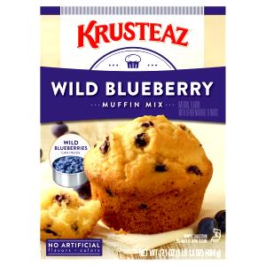 1 Muffin Muffin Mix, Wild Blueberry, Lowfat, Pad