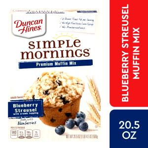 1 muffin Simple Mornings Blueberry Streusel