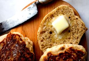 1 Muffin Toasted Whole Wheat English Muffin