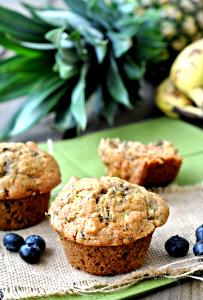 1 muffin Zucchini Walnut Muffin