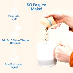 1 Mug (8 Fl Oz) Instant Coffee (made from Powdered)