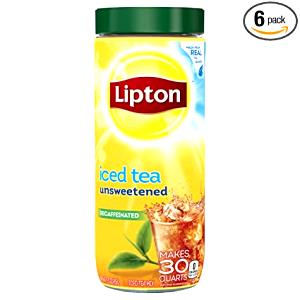 1 Mug (8 Fl Oz) Instant Tea Presweetened with Low Calorie Sweetener Decaffeinated (made From Powdered)