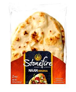 1 naan (50 g) Tandoor Baked Mini Naan (50g)
