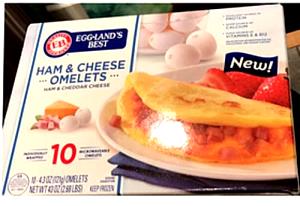 1 omelet (122 g) Ham & Cheese Omelet