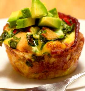 1 omelette bite Bacon & Cheese Omelette Bites