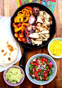 1 order Chicken and Steak Fajitas