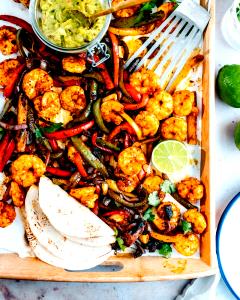 1 Order Shrimp Classic Fajitas