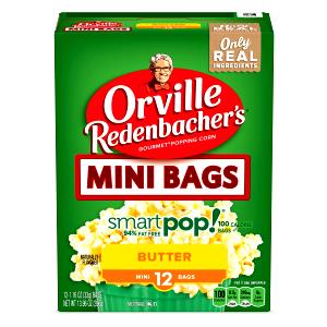 1 Orville Redenbacher Snack Size Lowfat Low Sodium Popcorn Popped in Oil
