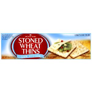 1 Oval Low Sodium Snack Cracker