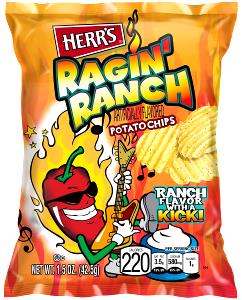 1 oz (1 oz) Ragin Ranch Potato Chips