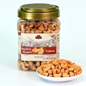 1 Oz (18 Kernels) Roasted Unsalted Cashew Nuts