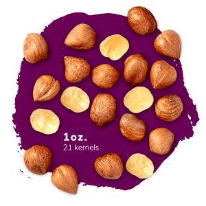 1 Oz (21 Whole Kernels) Hazelnuts or Filberts Nuts