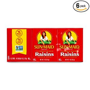 1 oz (25.35 g) Raisins & Cashews
