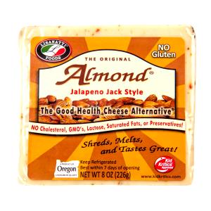 1 oz (28 g) Almond Jalapeno Jack Style Cheese Alternative