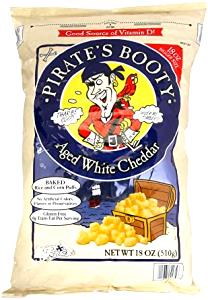1 oz (28 g) Baked Rice and Corn Puffs - Aged White Cheddar