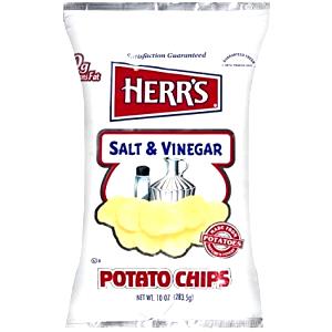 1 oz (28 g) Boardwalk Salt & Vinegar Kettle Cooked Potato Chips