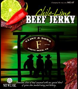 1 oz (28 g) Chile-Lime Beef Jerky
