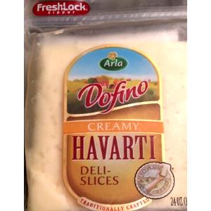 1 oz (28 g) Creamy Havarti Cheese Deli Slices