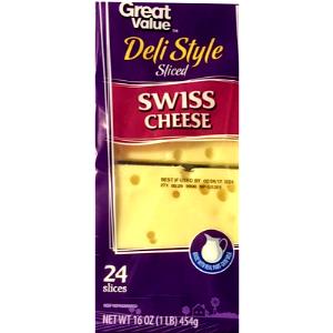 1 oz (28 g) Deli Style Swiss Cheese