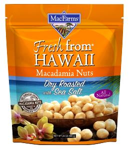 1 oz (28 g) Dry Roasted Macadamia Nuts with Sea Salt