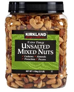 1 oz (28 g) Extra Fancy Unsalted Mixed Nuts