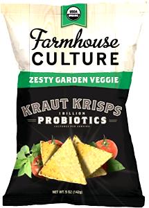 1 oz (28 g) Kraut Krisps Zesty Garden Veggie