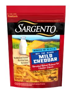 1 oz (28 g) Mild Cheddar Cheese Reduced Fat 2% Milk