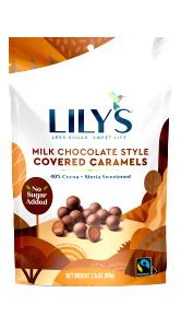 1 oz (28 g) Milk Chocolate Style Covered Caramels