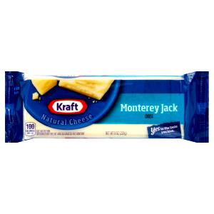 1 oz (28 g) Natural Monterey Jack Chunk Cheese