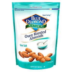 1 oz (28 g) Natural Oven Roasted Almonds - Sea Salt