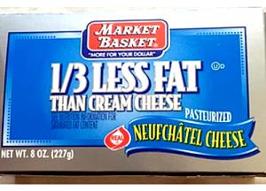 1 oz (28 g) Neufchatel Cheese