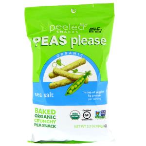 1 oz (28 g) Organic Crispy Pea Snacks with Sea Salt