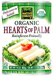 1 oz (28 g) Organic Hearts of Palm