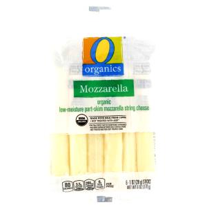 1 oz (28 g) Organic Low Moisture Part Skim Mozzarella Cheese