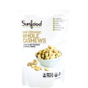 1 oz (28 g) Organic Raw Whole Cashews