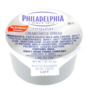 1 oz (28 g) Pasteurized Cream Cheese