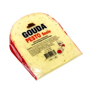 1 oz (28 g) Pesto Gouda Cheese