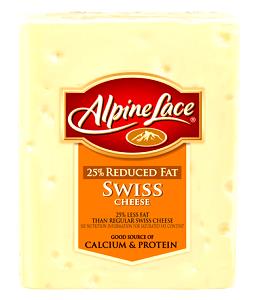 1 oz (28 g) Reduced Fat Swiss Cheese